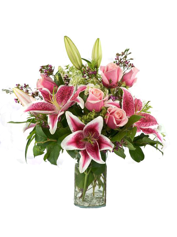 Roses and Lilies  Flower Arrangement Delivery – Somerset Flowers